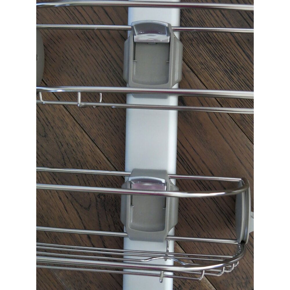 NEW simplehuman Shower Caddy Stainless Steel Anodized Aluminum Adjustable - Picture 5 of 15
